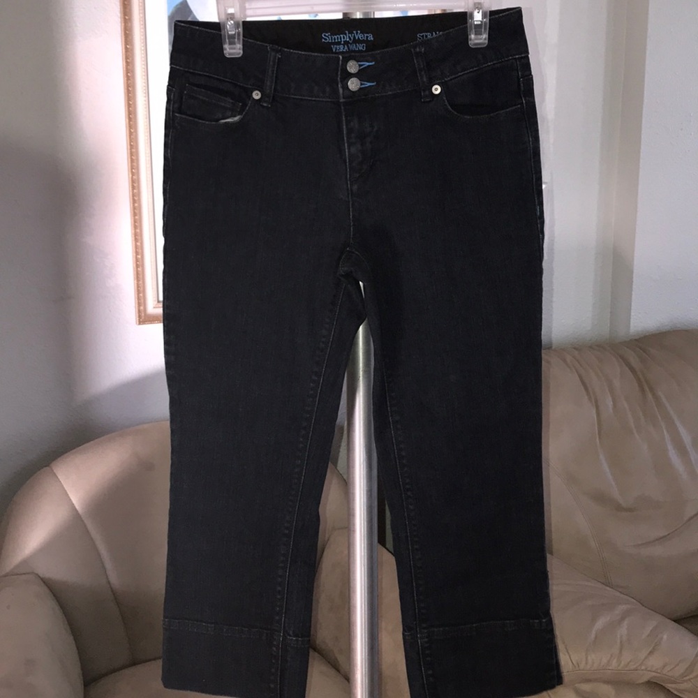Simply Vera Vera Wang Straight Capri Jeans